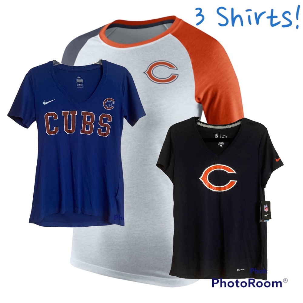Bears (x2) and Cubs (x1) Nike T-Shirts - Go Chicago!
